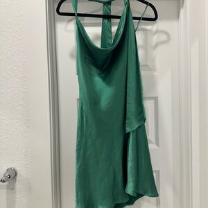 Altar'd State Asymmetrical Green Dress